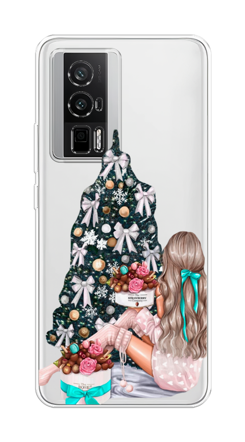

Чехол на Redmi K60 "New Year", Зеленый;бежевый;голубой, 317450-5