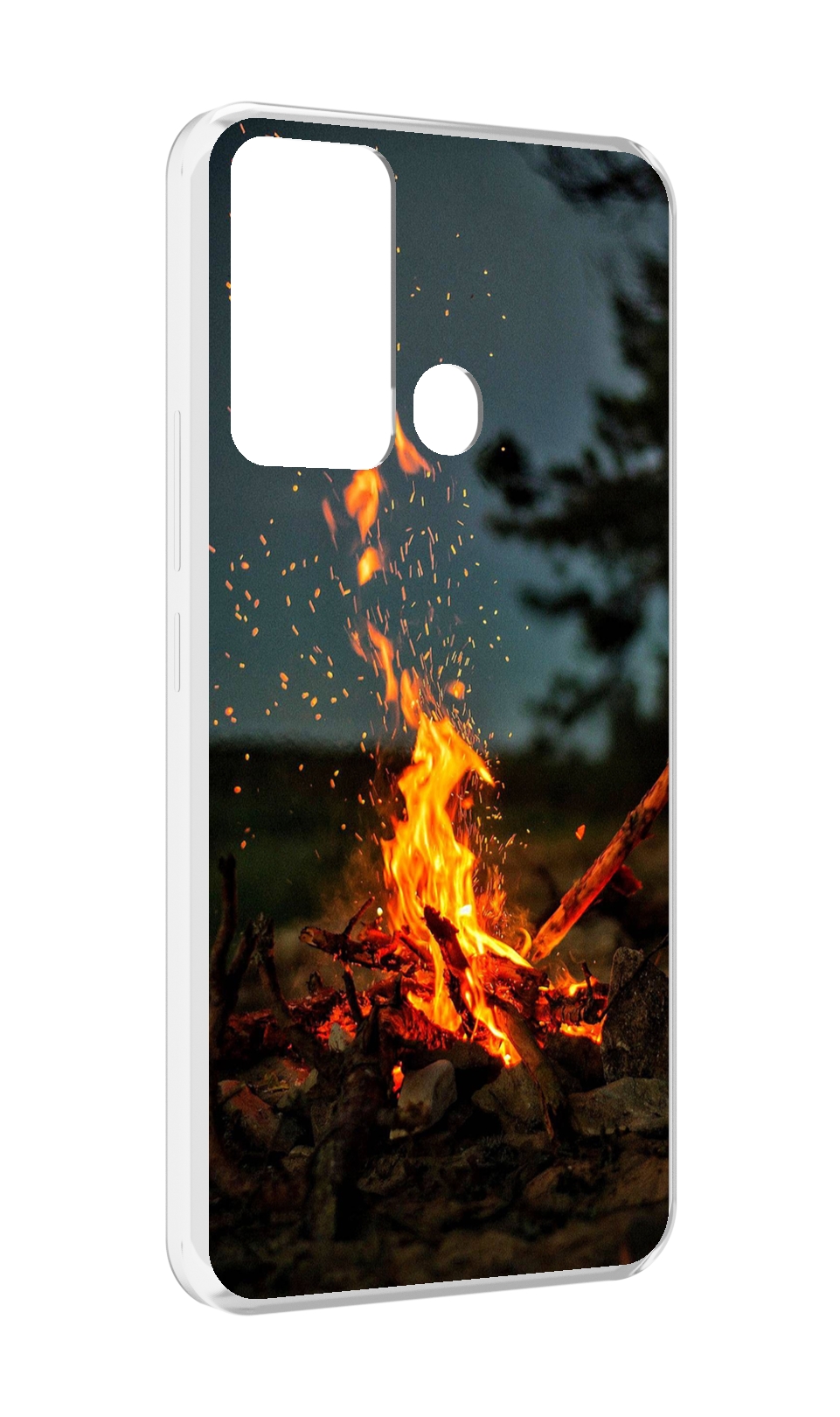 

Чехол MyPads Костер-ночное-небо для Infinix Hot 12i, Прозрачный, Tocco