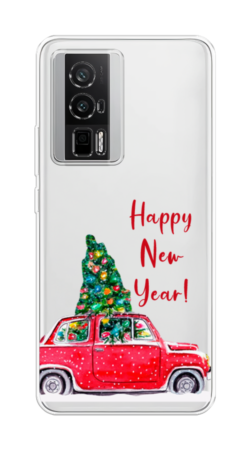 

Чехол на Redmi K60 "Happy New Year", Красный;зеленый, 317450-5