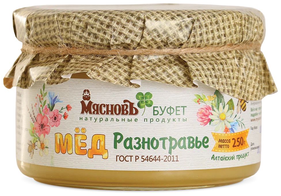 

Мед МясновЪ БУФЕТ Алтайский разнотравье 250 г