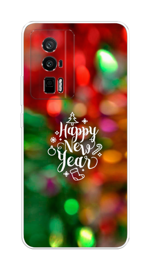 

Чехол на Redmi K60 "Новый Год на елке", Зеленый;красный;желтый, 317450-5