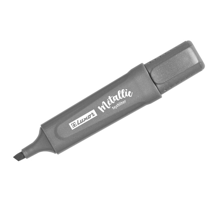 

Текстовыделитель Luxor "Textliter Metallic" серебро, 1-5мм (12 шт), Серый