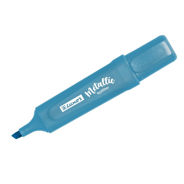 

Текстовыделитель Luxor "Textliter Metallic" голубой, 1-5мм. (12 шт)