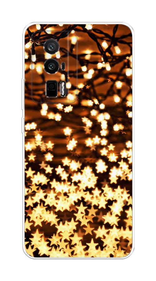 

Чехол на Redmi K60 "Новогодняя гирлянда", Золотистый, 317450-5