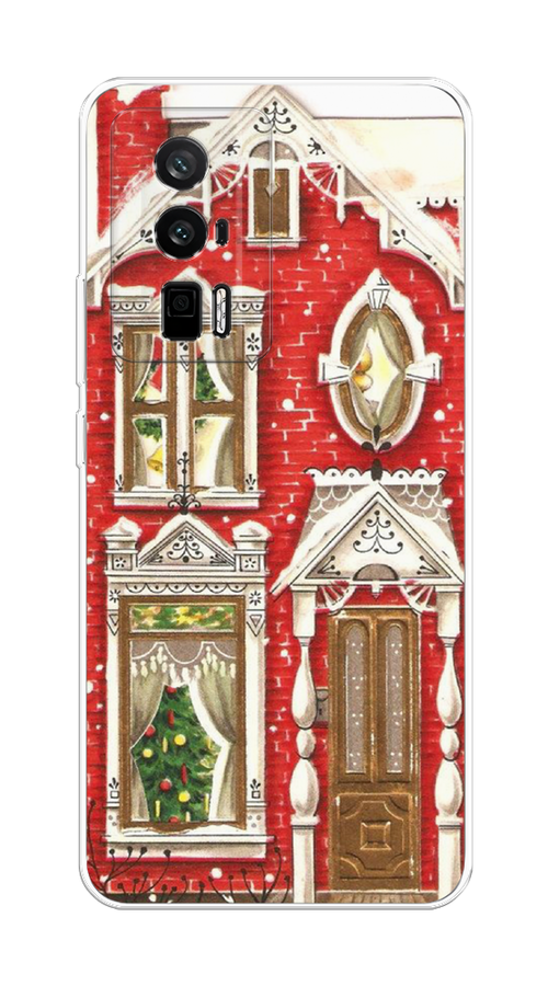 

Чехол на Redmi K60 "Пряничный домик", Белый;красный;зеленый, 317450-5