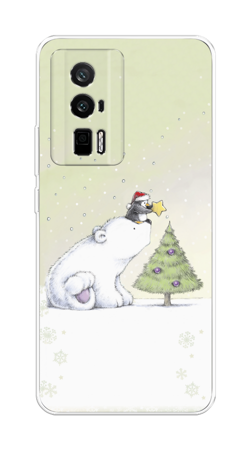 

Чехол на Redmi K60 "Украшение елки", Белый;бежевый, 317450-5