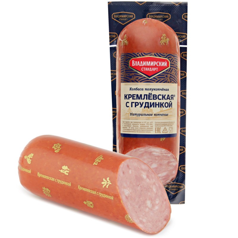 

Колбаса кремлевская с грудинкой п/к 350г вс