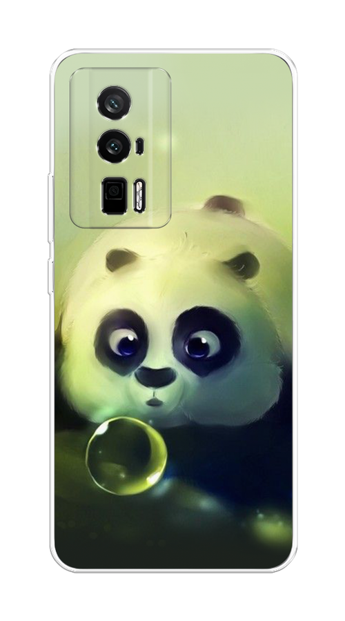 

Чехол на Redmi K60 "Малыш панды", Зеленый;черный;серый, 317450-1