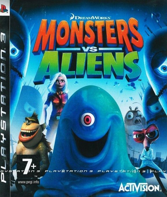 Monsters vs. Aliens (Монстры против пришельцев) (PS3)