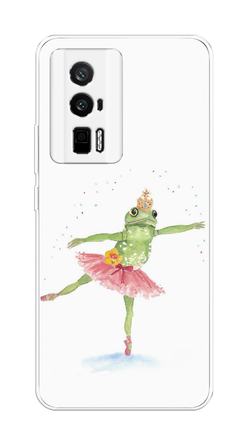 

Чехол на Redmi K60 "Лягушка-балерина", Зеленый, 317450-4
