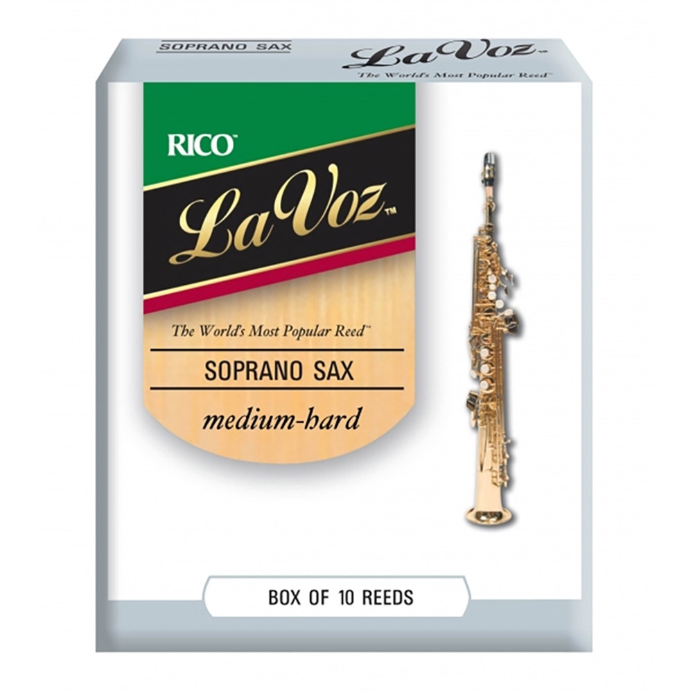 

Трости для сопрано саксофона Rico La Voz Medium Hard RIC10MH 10 шт, RIC10MH