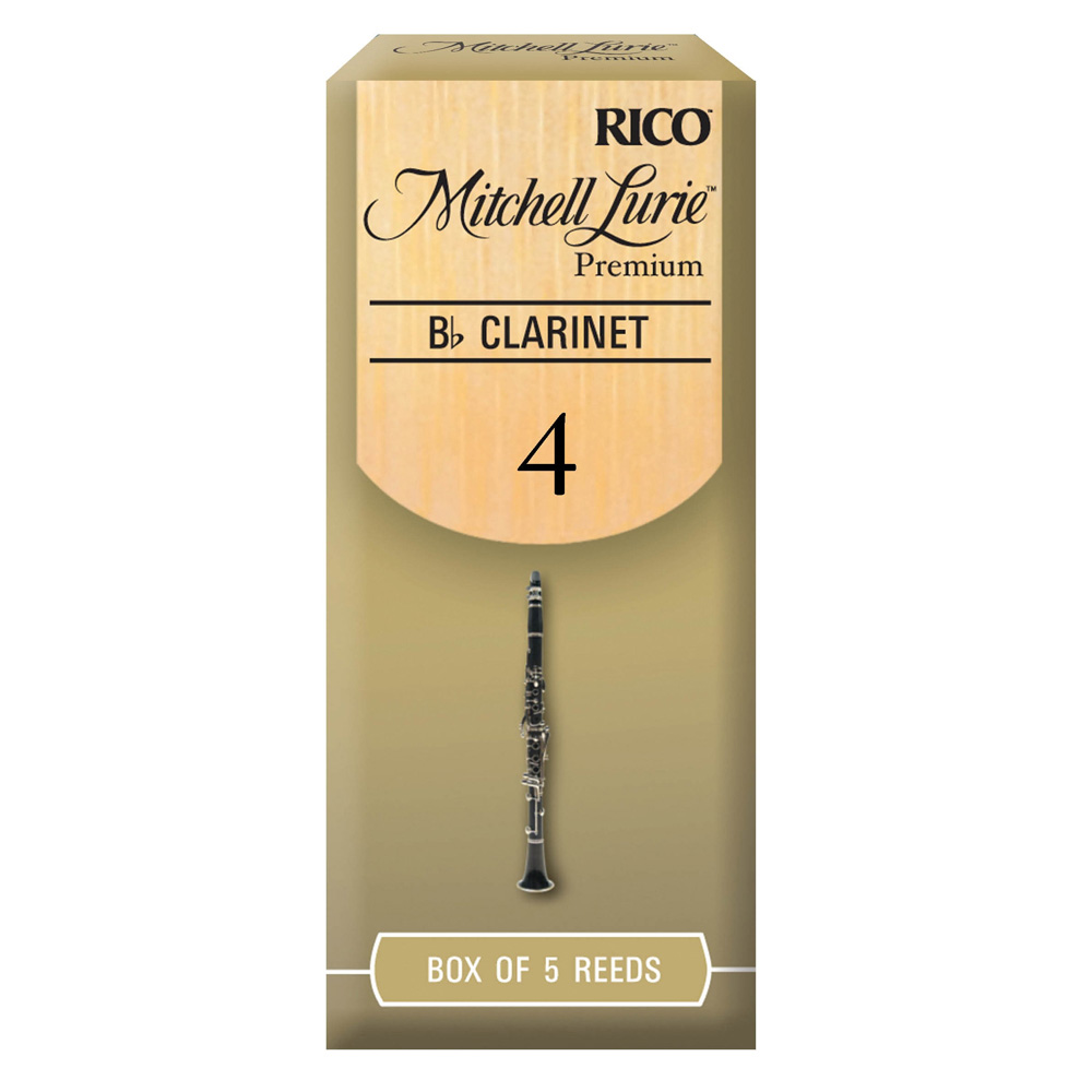 

Трости для кларнета Rico Mitchell Lurie Premium 4 Bb RMLP5BCL400 5 шт, RMLP5BCL400/1
