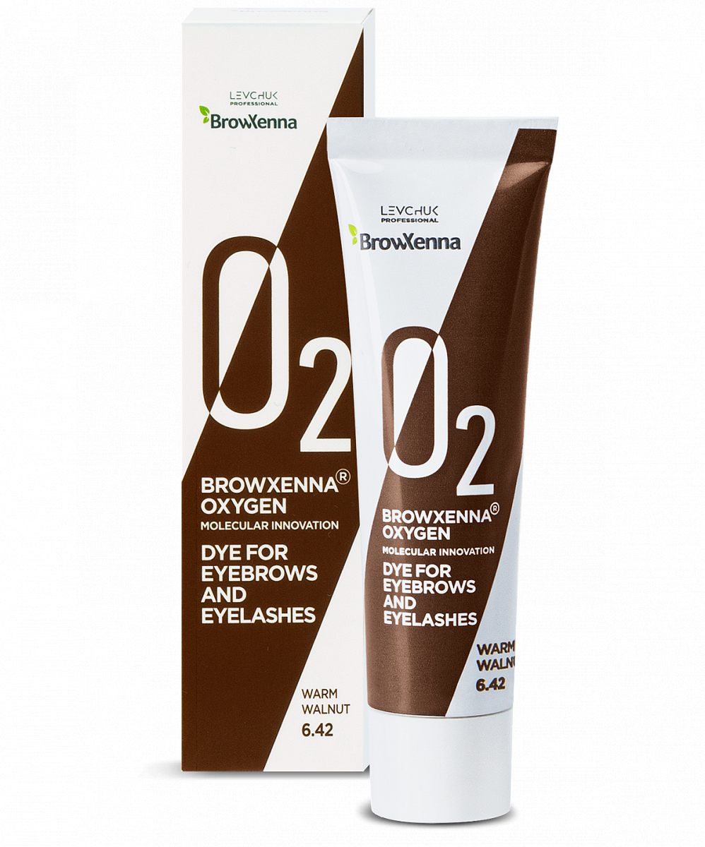 

Краска для бровей и ресниц Warm walnut #6.42 BrowXenna OXYGEN, 15 мл, 1 шт