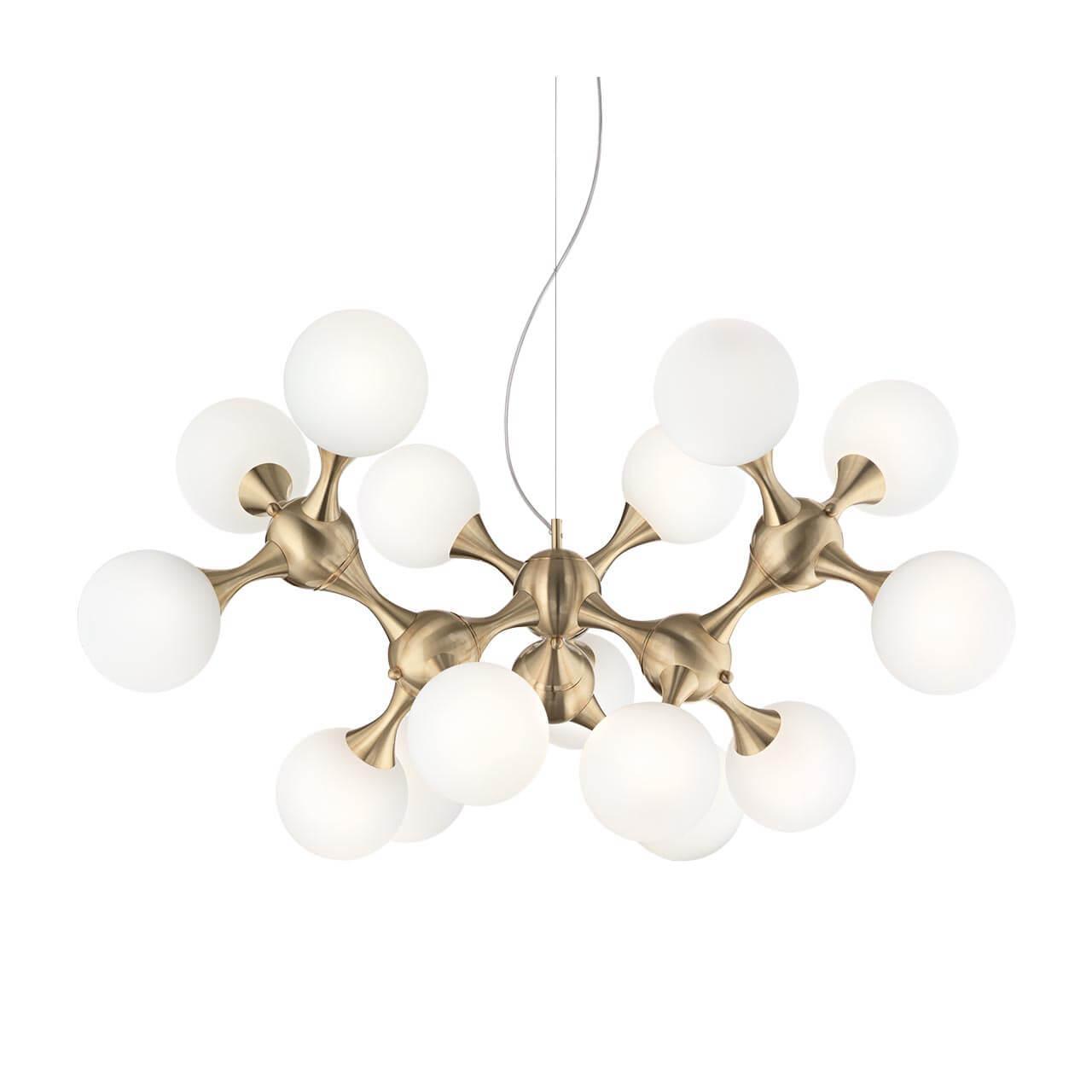 

Подвесная люстра Ideal Lux Nodi SP15 Ottone Satinato 241012, Nodi