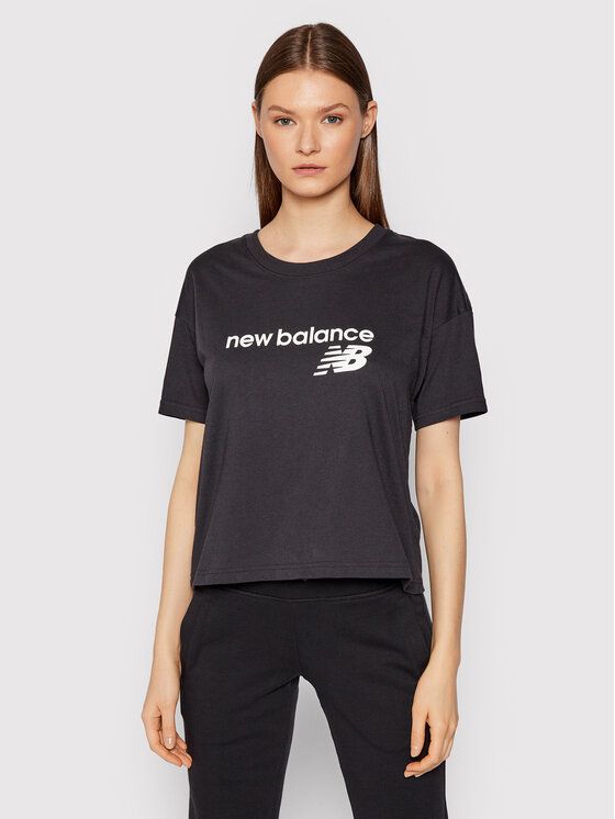 Футболка женская New Balance 0000209288551 черная XS доставка из-за рубежа 8508₽