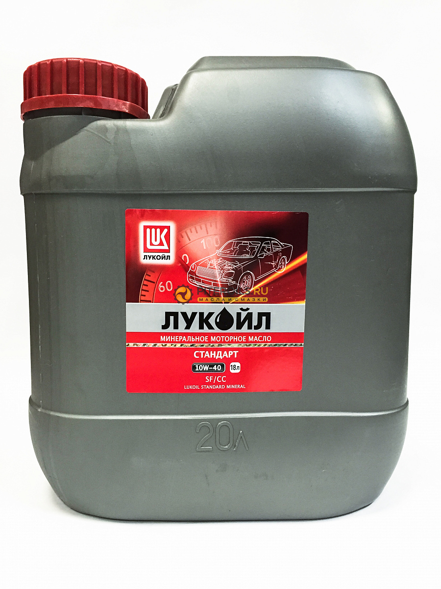 фото Lukoil 17367 лукойл стандарт 15w40 20l_моторное масло минер.\ api sf/cc 1шт