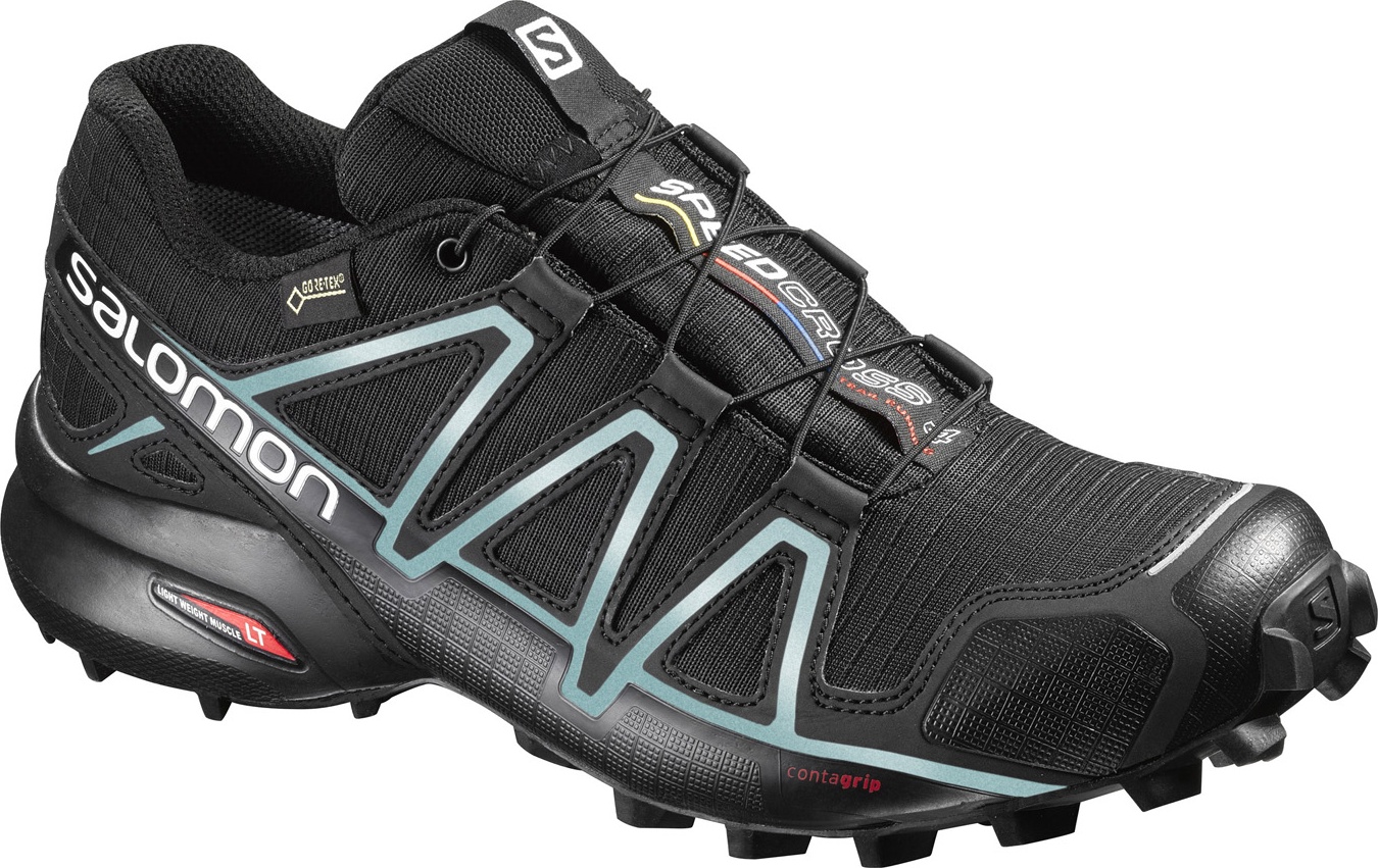 фото Кроссовки женские salomon speedcross 4 gtx w голубые 8.5 uk