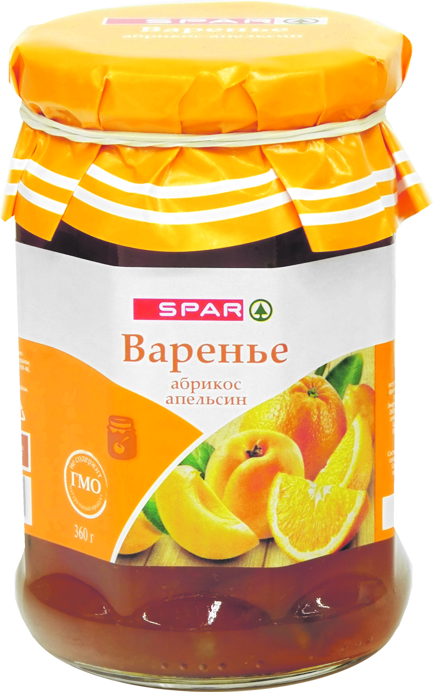 Варенье Spar абрикос-апельсин 360 г