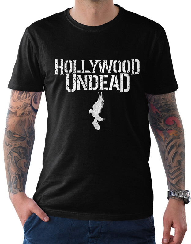 фото Футболка мужская design heroes группа hollywood undead черная xl