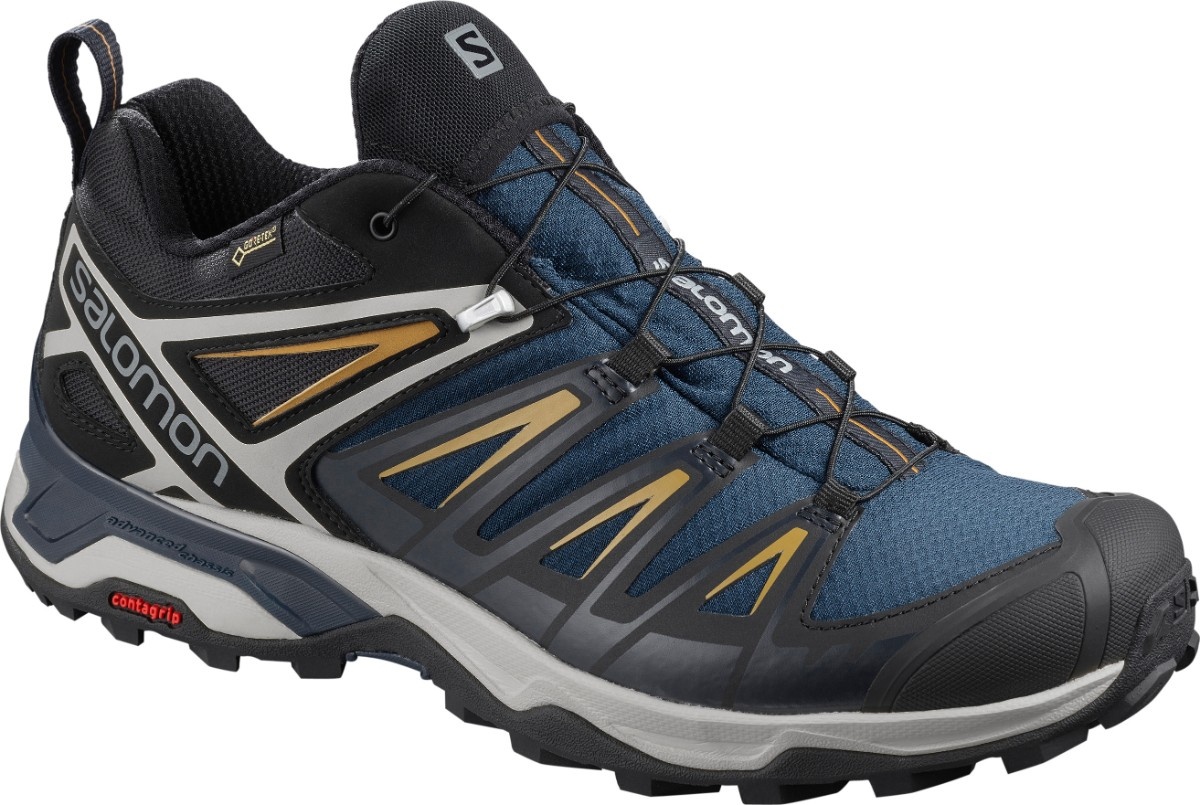 фото Кроссовки женские salomon x ultra 3 gtx w artic/darkest sp/s голубые 8.5 uk