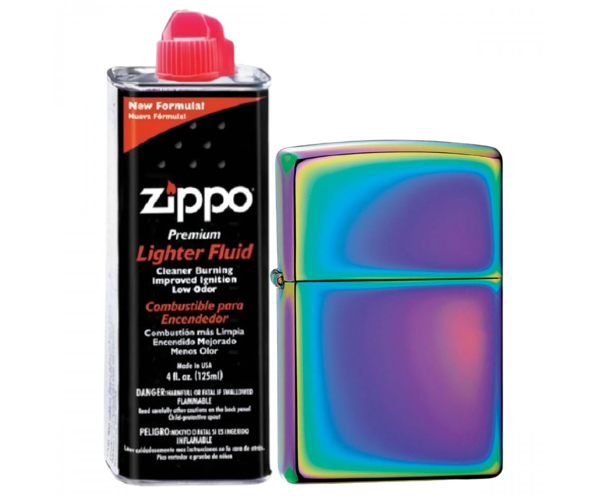 

Бензиновая зажигалка ZIPPO 151 Classic Spectrum + бензин Zippo 125 мл 151-3141, Разноцветный