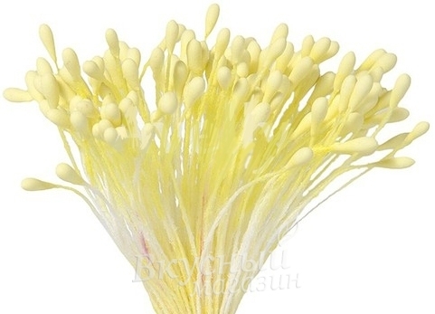 Тычинки для цветов Лимон крупные ТЧ-54 Avelly, 288 шт.