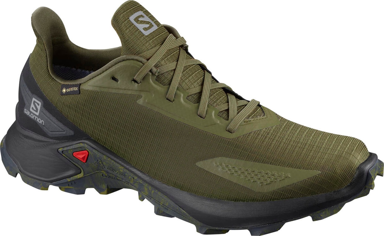 фото Кроссовки мужские salomon alphacross blast gtx зеленые 8 uk