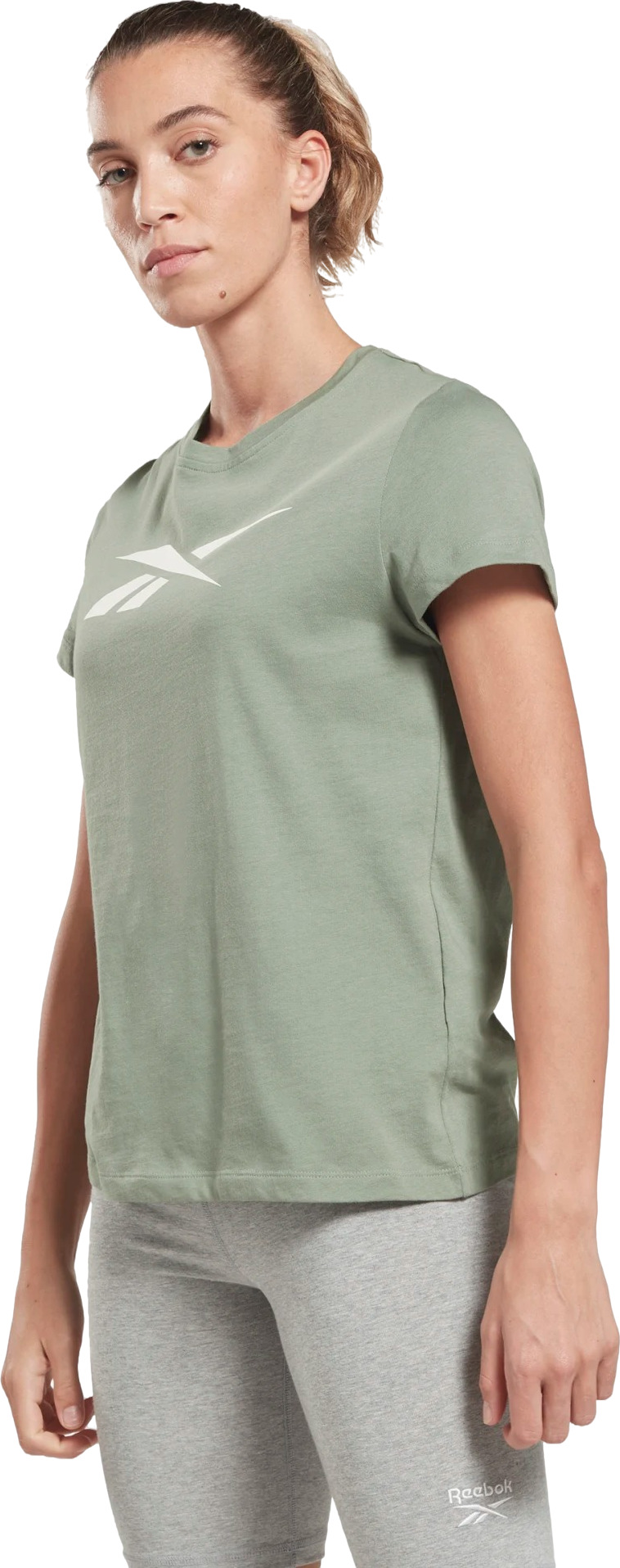 

Футболка женская Reebok HT6185 зеленая M, Зеленый, HT6185