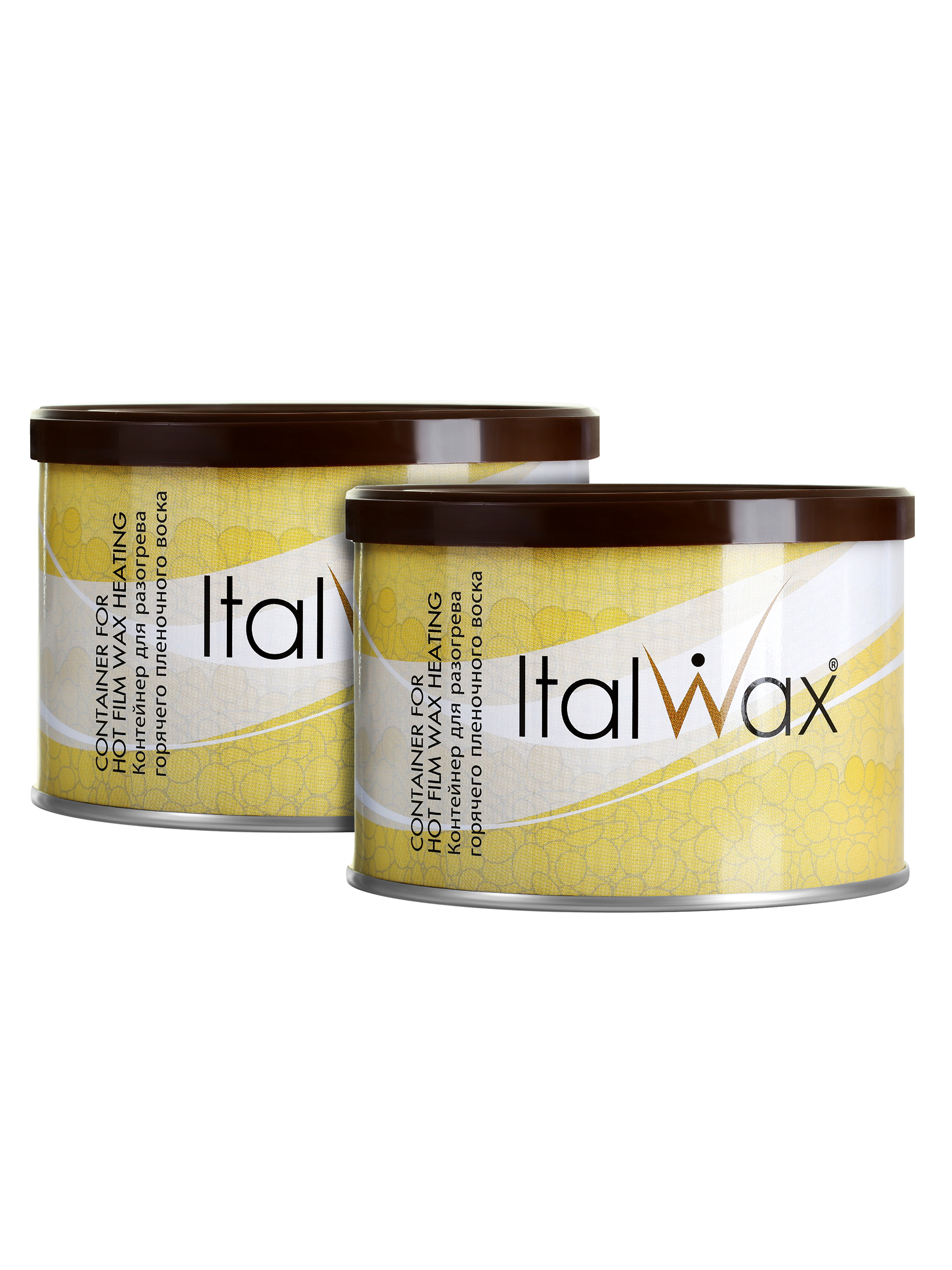 

Набор, Italwax, Контейнер для разогрева воска с крышкой, 400 мл, 2 шт.