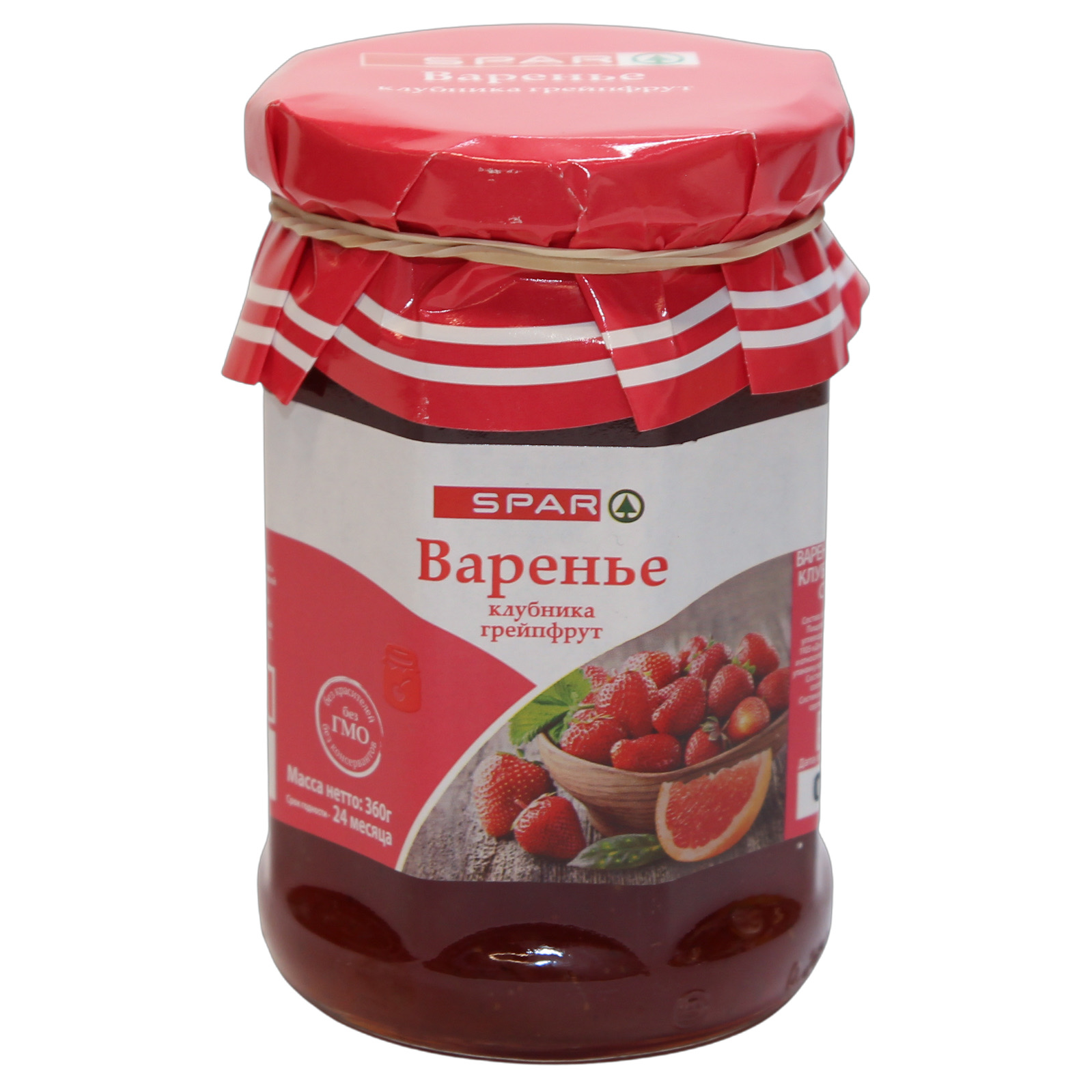 Варенье Spar клубника-грейпфрут 360 г