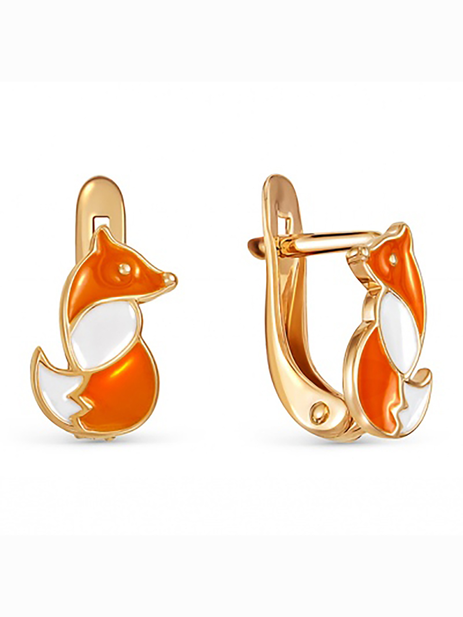 

Серьги Лисы из серебра с позолотой Вероника С6010-2312М1, С6010-2312М1