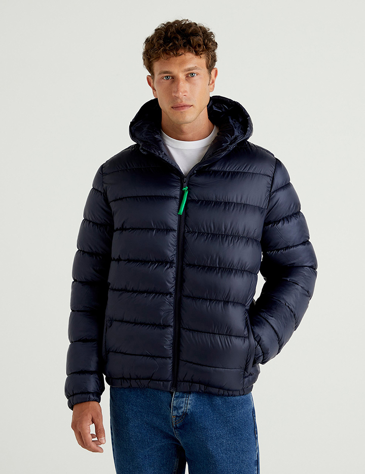 

Куртка мужская United Colors of Benetton 21A_29EH53H98 синяя 2XL, 21A_29EH53H98
