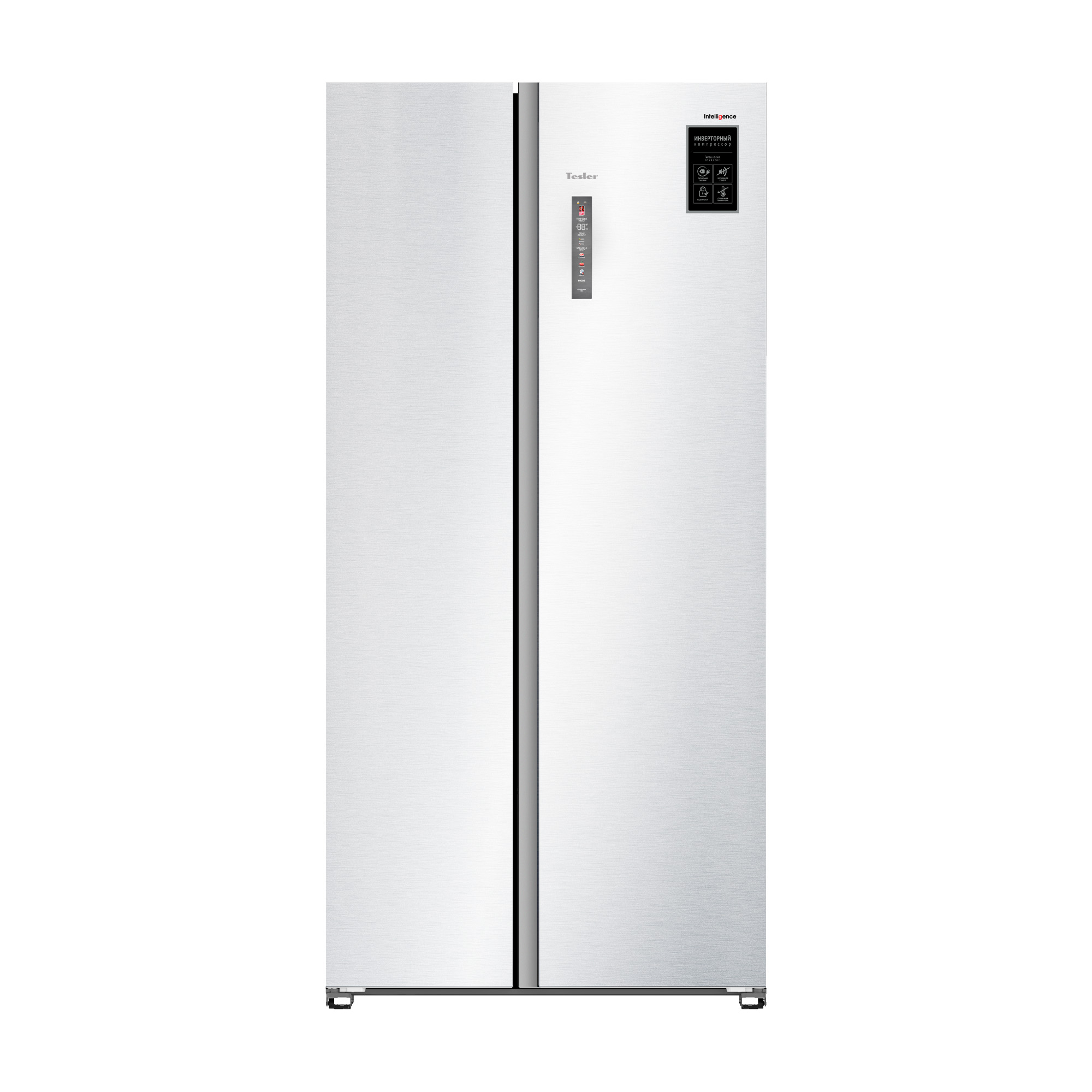Холодильник TESLER RSD-537BI белый капучинатор tesler mf 240 белый