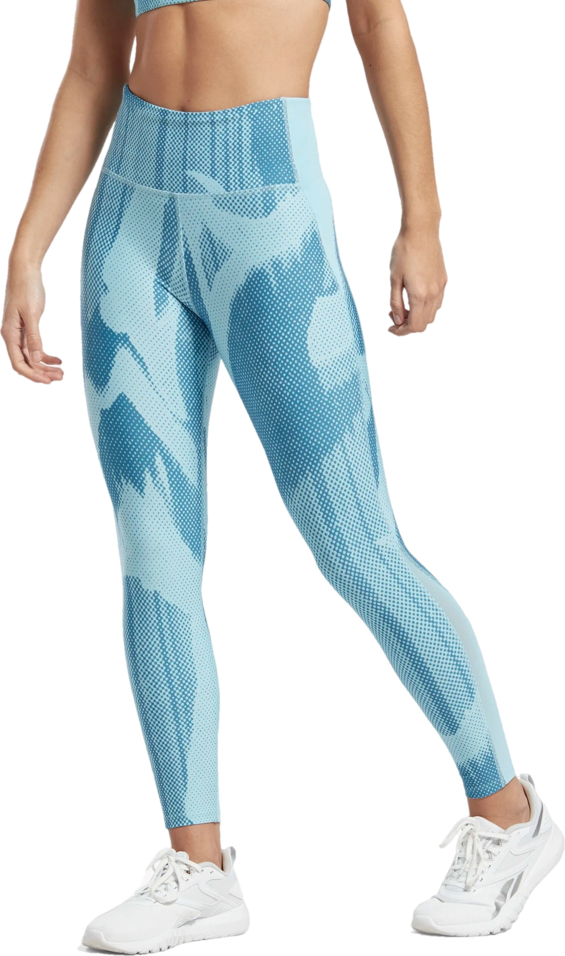 

Леггинсы женские Reebok HA4373 голубые S, HA4373