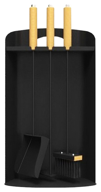 

Каминный набор Grillver А-12 3 предмета, Черный;коричневый