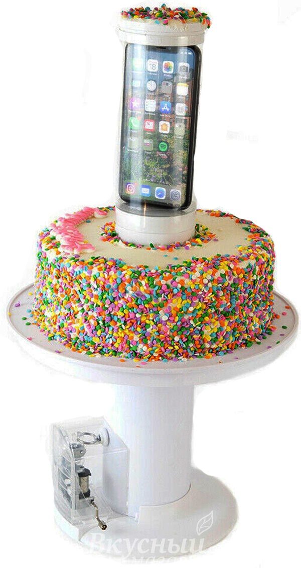 Подставка для торта с сюрпризом 26 см. Popping Cake Stand Surprise Cake