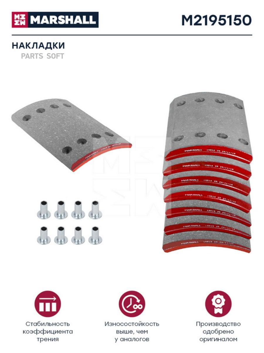 

Накладки торм. компл. HCV