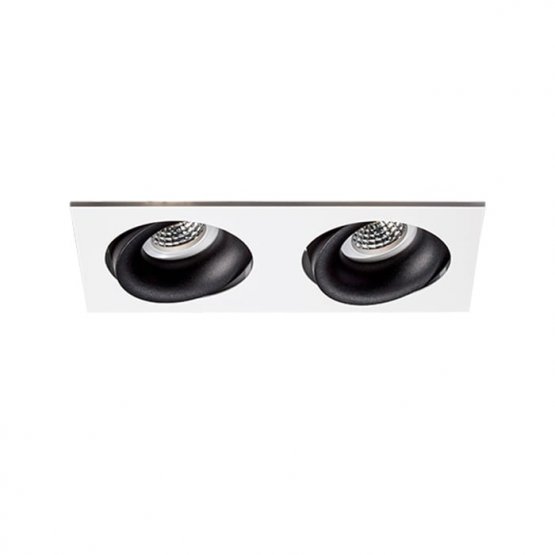 

Светильник встраиваемый Italline DE 200 DE 202 white+2*Ring for DE black