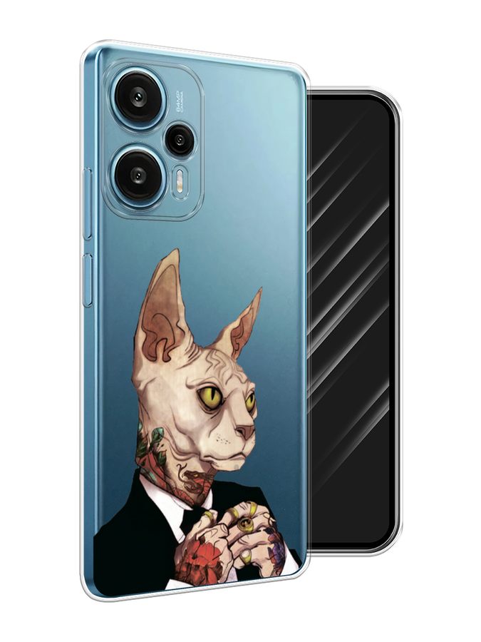 

Чехол Awog на Xiaomi Redmi Note 12 Turbo "Татуированный сфинкс", Бежевый;черный;красный, 318450-7