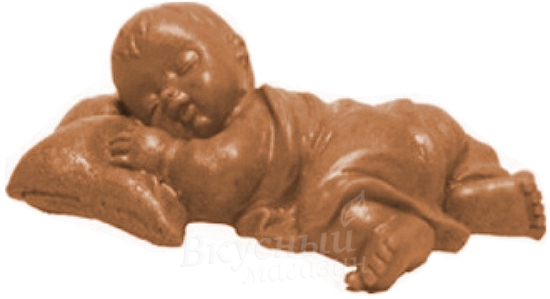 фото Молд для шоколада/мастики силиконовый младенец на подушке вкусная идея nobrand