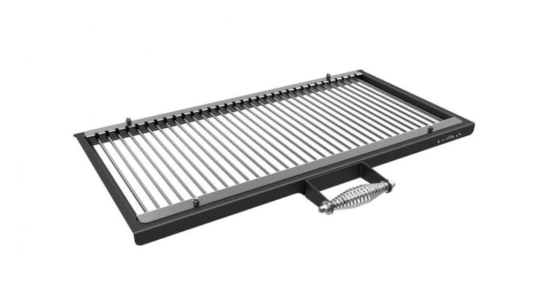 

Решетка-гриль из нержавеющей стали большая Grillver (комплект) для мангалов Файркрафт, Серый