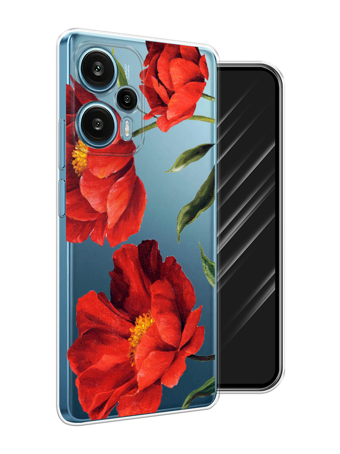 

Чехол Awog на Xiaomi Redmi Note 12 Turbo "Красные маки", Красный, 318450-8