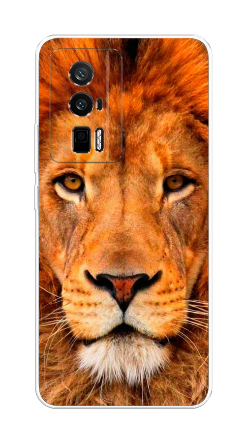 

Чехол на Redmi K60 "Благородный лев", Оранжевый, 317450-1
