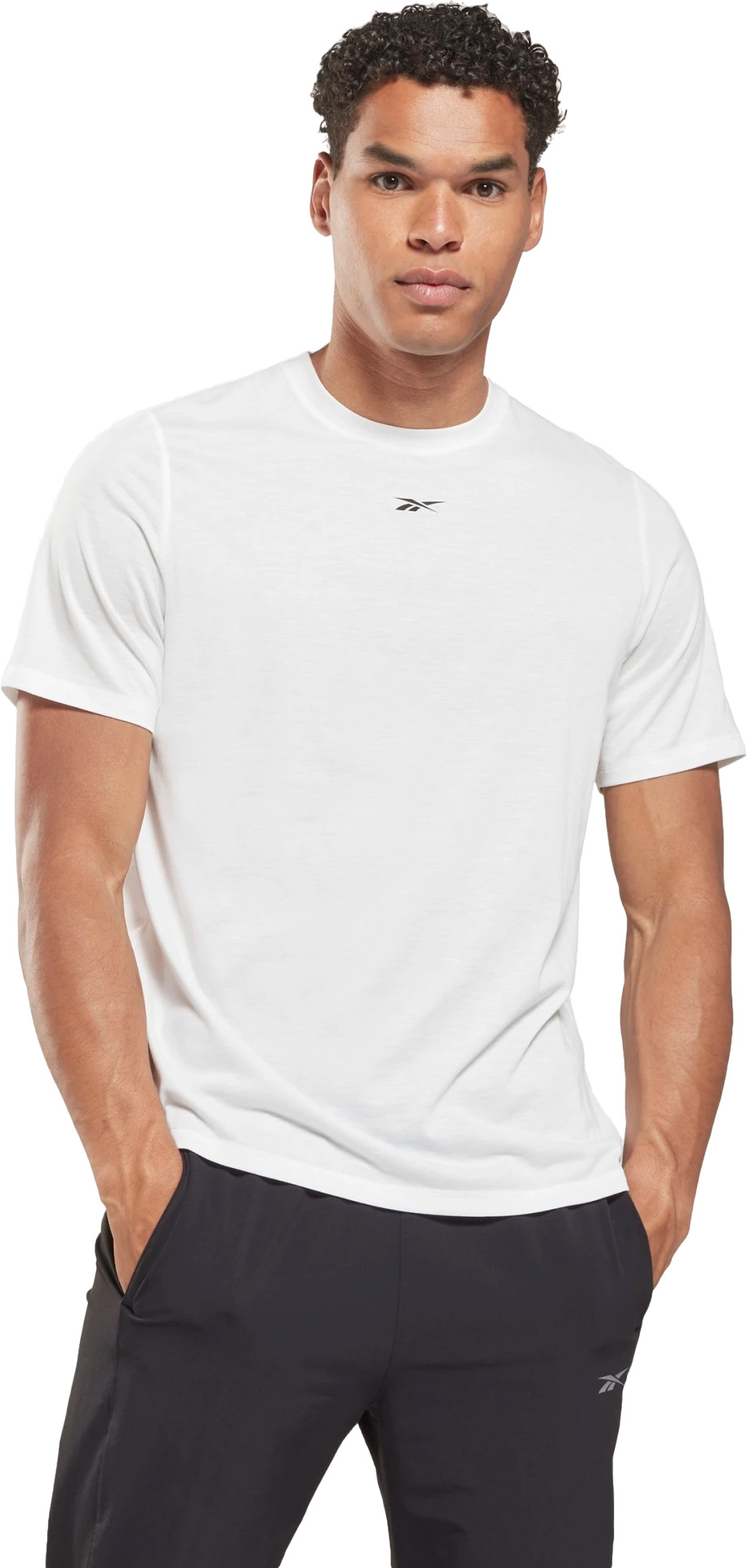 

Футболка мужская Reebok HT1674 белая XL, HT1674