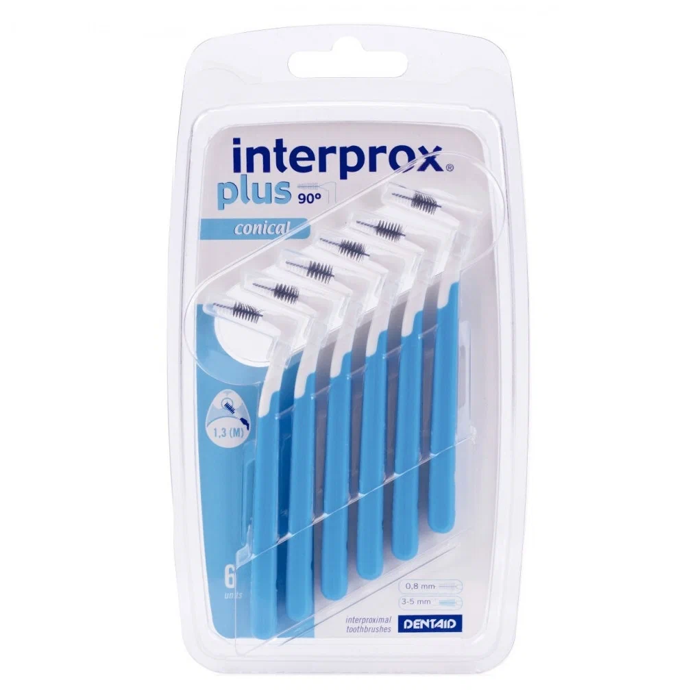 Межзубный ершик Dentaid Interprox Plus Conical 6шт 1.3mm