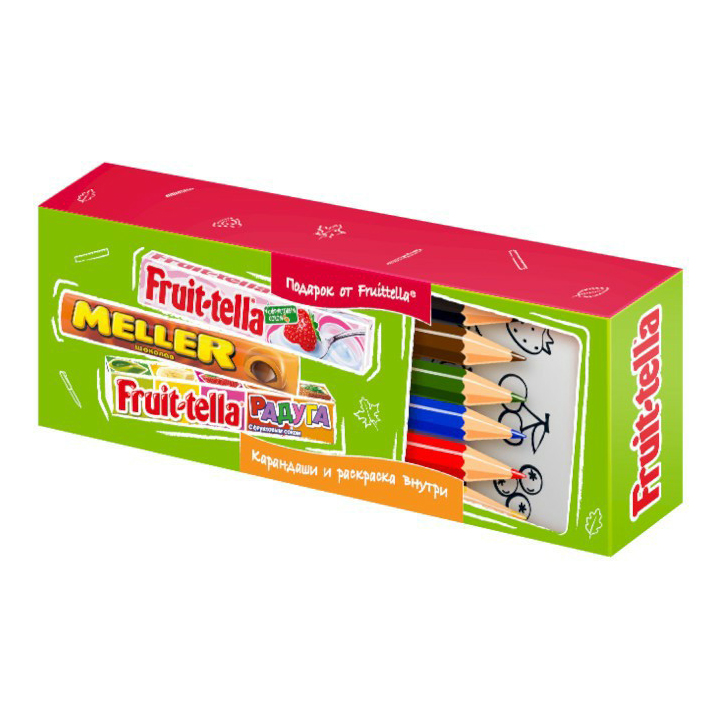 

Конфеты жевательные Fruittella Meller Карандаши 120 г