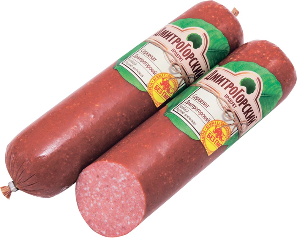 

Колбаса сервелат российский в/к 350г дмитр.продукт