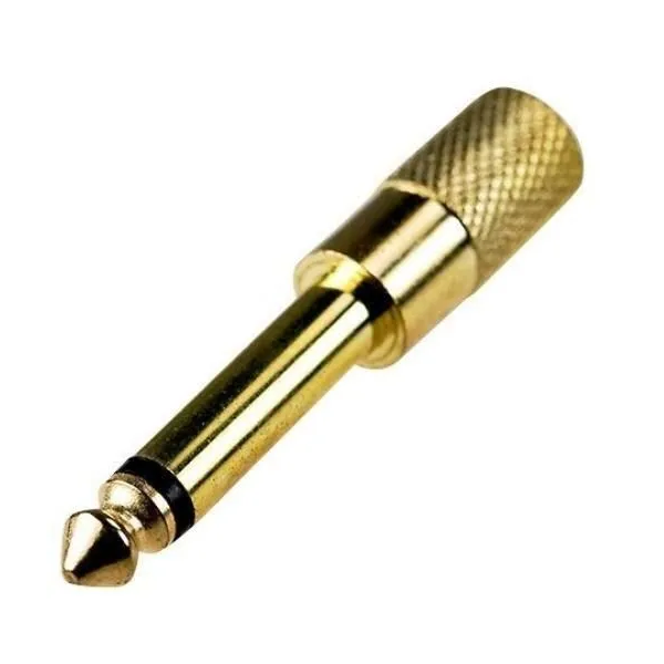 Переходник PREMIER 3.5 Jack - 6.3 Jack 2-124G Gold