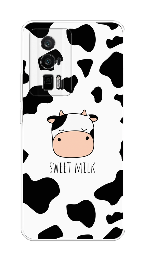 

Чехол на Redmi K60 "Sweet milk", Розовый;белый;черный, 317450-1