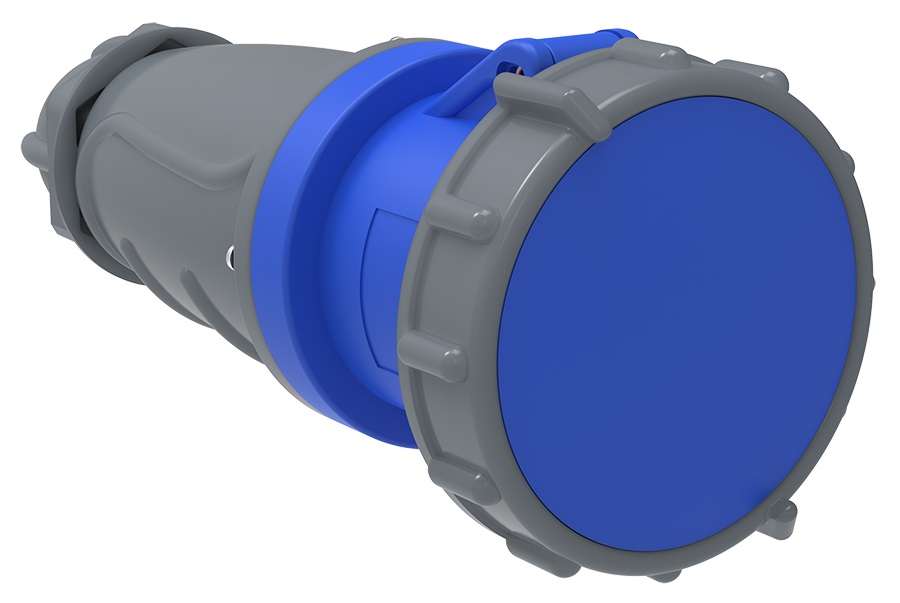 Розетка переносная IEK ССИ-233 ОУ, 63А-6ч/200-250В, 2Р+РЕ, IP67, MAGNUM, PSN21-063-3